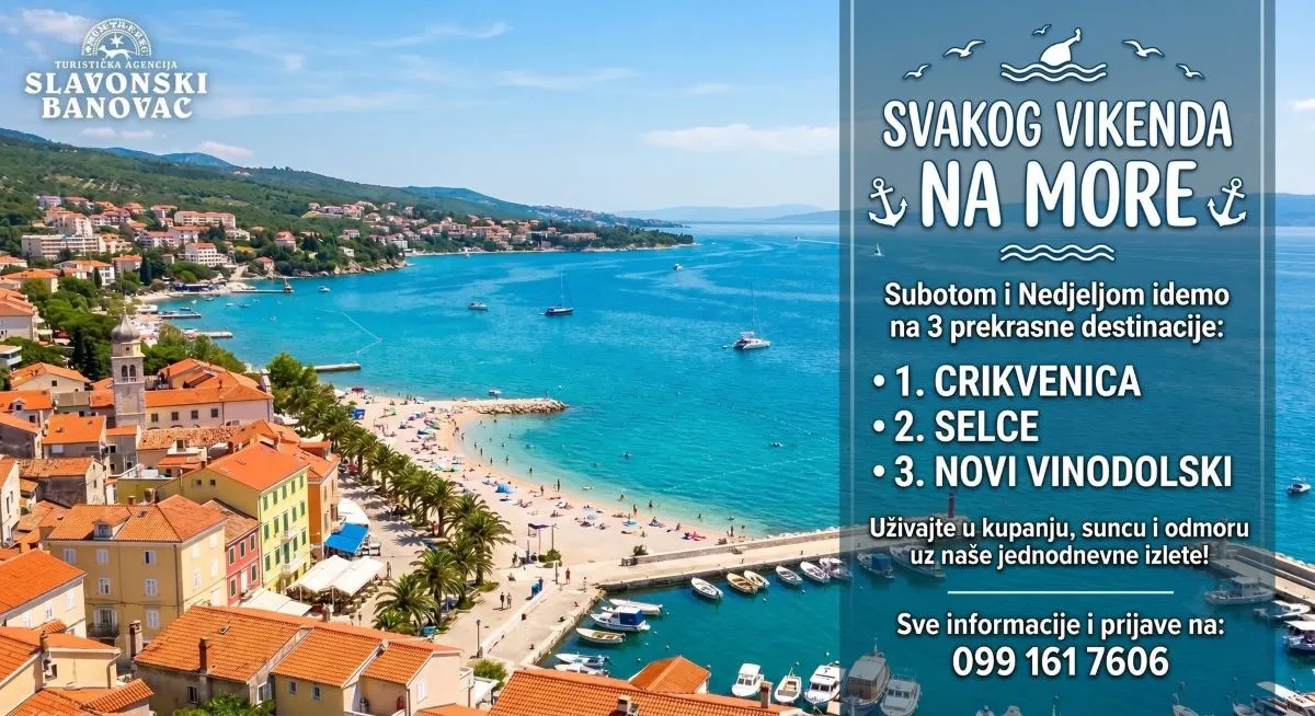 Fotografija uz članak „VIKEND NA TOP DESTINACIJAMA Svaki vikend jednodnevni izleti na more za samo 25 eura“