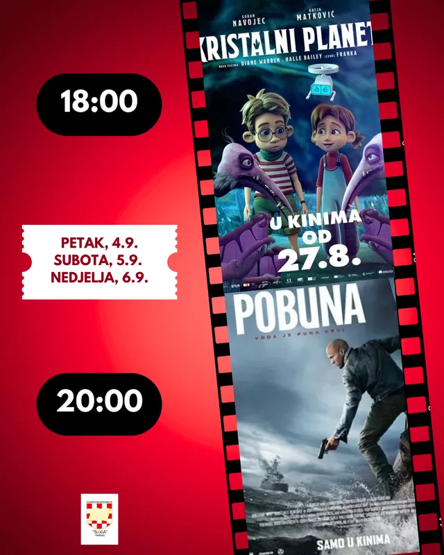 Fotografija uz članak „VIKEND FILMOVI U NAŠEM KINU "Kristalni planet" i "Pobuna"“