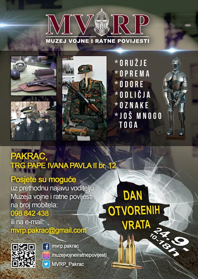 Fotografija uz članak „MUZEJ VOJNE I RATNE POVIJESTI Dani otvorenih vrata povodom 10 godina rada“
