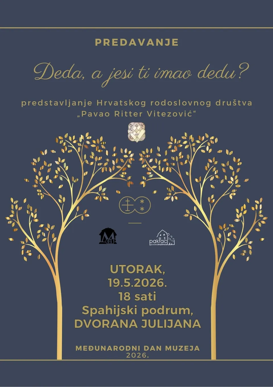 Plakat Hrvatsko rodoslovno društvo