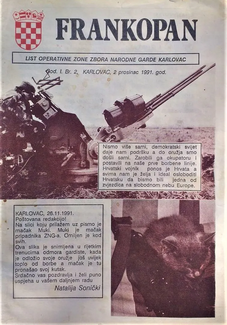 Fotografija uz članak „POVIJESNA CRTICA Časopisi, bilteni, novine u Domovinskom ratu“