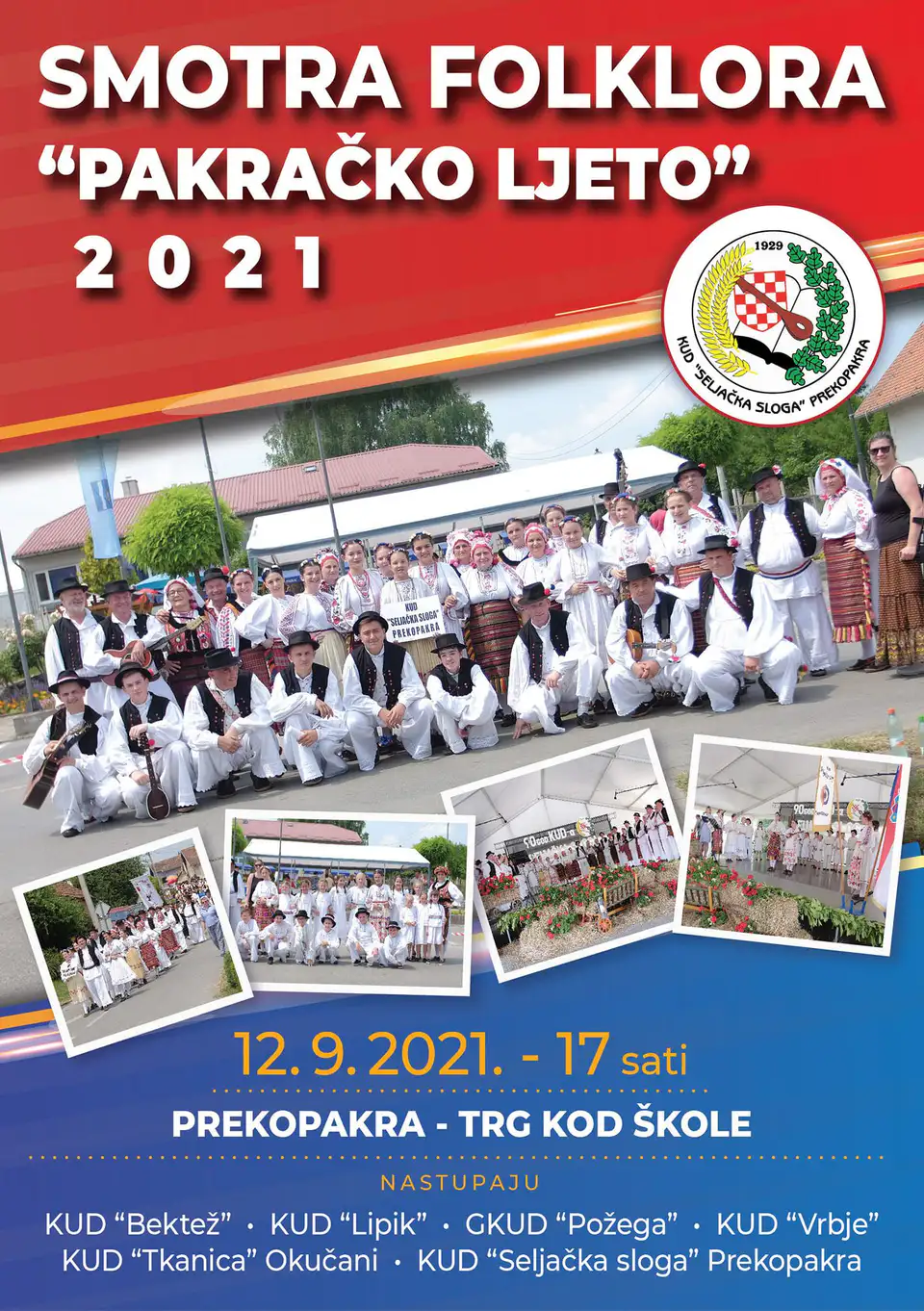 Fotografija uz članak „NEDJELJA U PREKOPAKRI Šest KUD-ova na Smotri folklora“