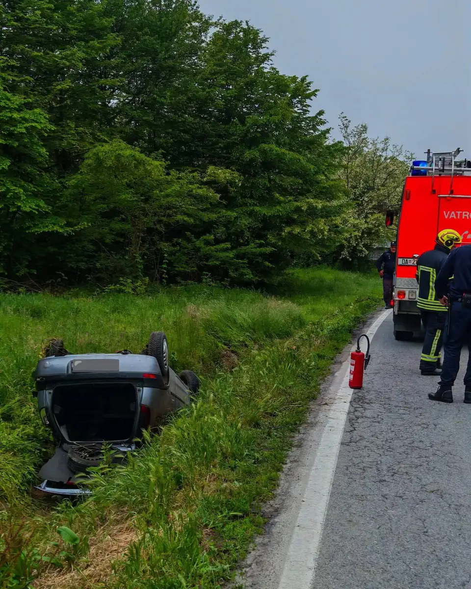 Fotografija uz članak „Prometna nesreća između Pakraca i Omanovca“
