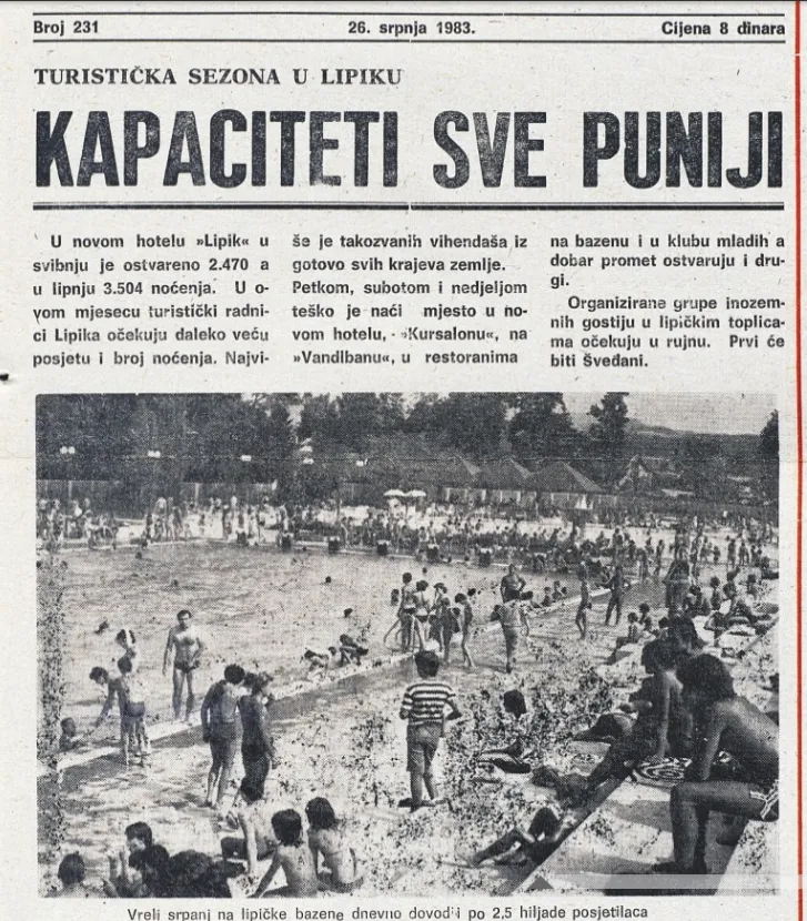 Naslovnica srpanj 1983