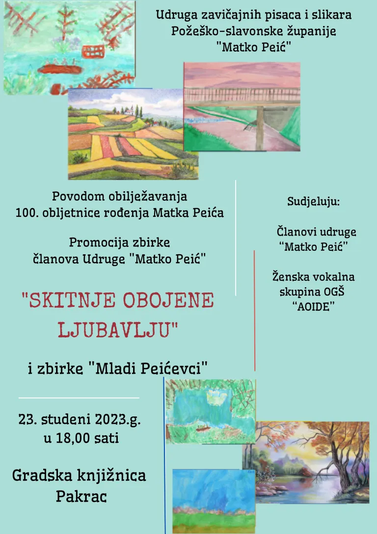 plakat Matko Peić Pakrac