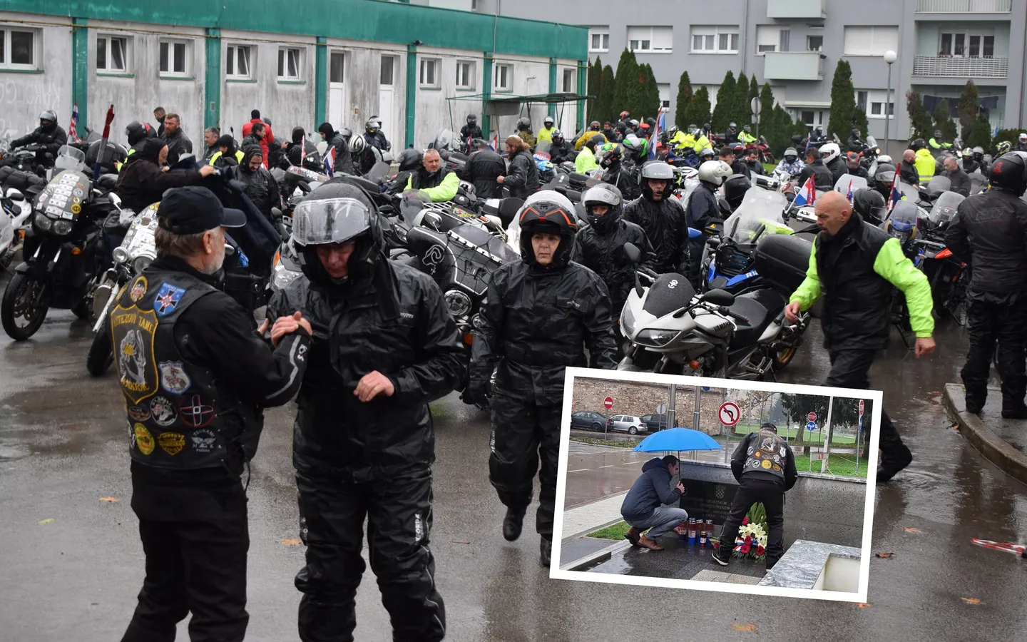 Fotografija uz članak „KARAVANA MOTOCIKLISTA U PAKRACU Pakrac i dalje obvezna stanica na putu premu Vukovaru“