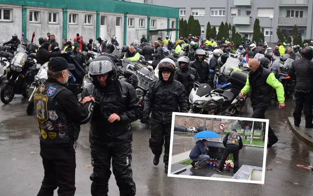 Fotografija uz članak „KARAVANA MOTOCIKLISTA U PAKRACU Pakrac i dalje obvezna stanica na putu premu Vukovaru“