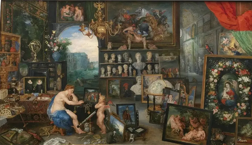 peter paul rubens sense sight painting