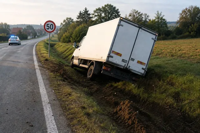 Fotografija uz članak „OMANOVAC U prometnoj nesreći lakše ozlijeđen vozač teretnog automobila“