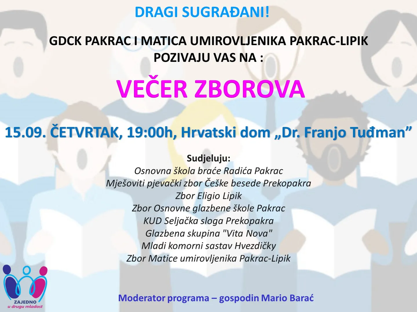 večer zborova