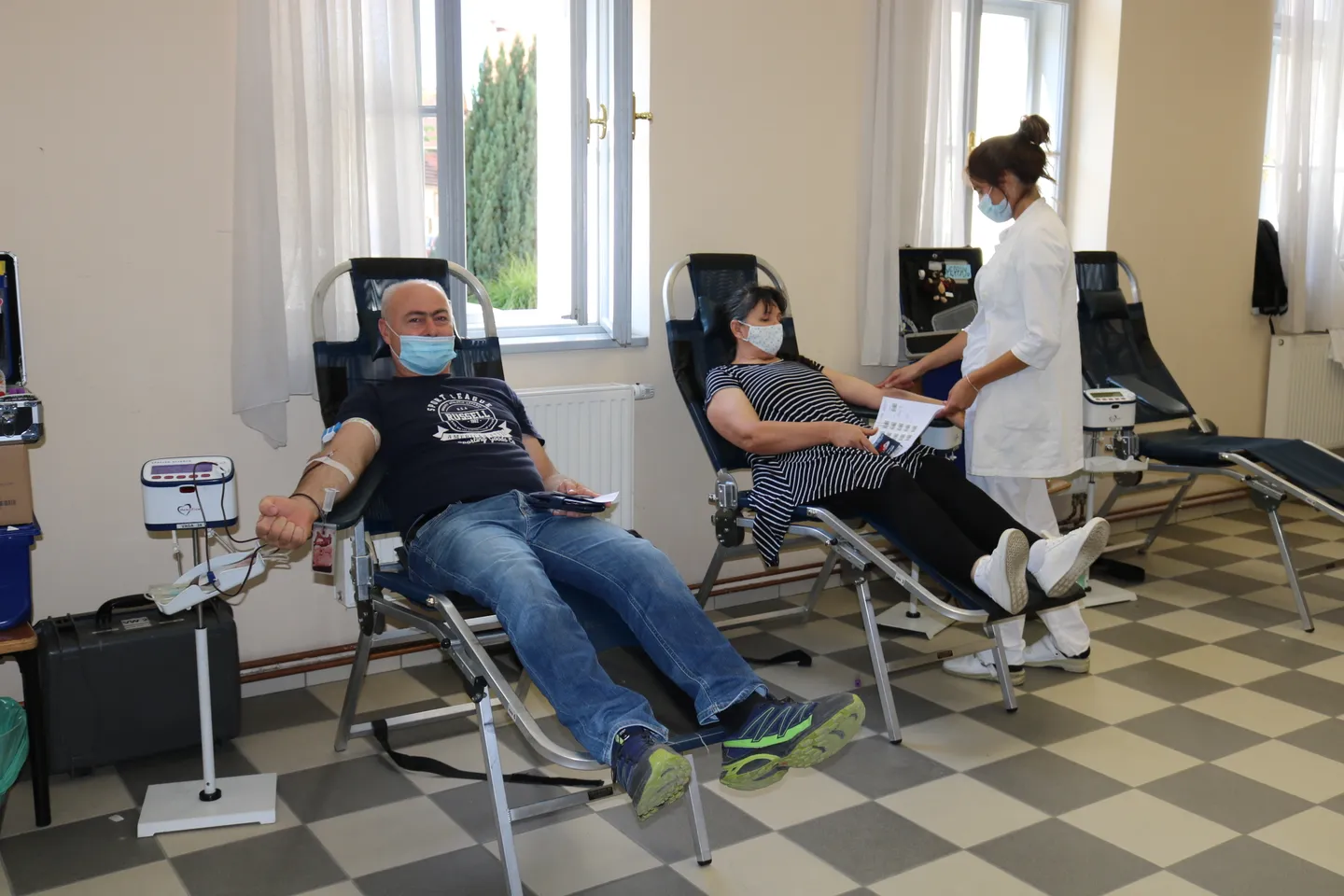 Fotografija uz članak „GDCK PAKRAC Prikupljena 101 doza krvi“