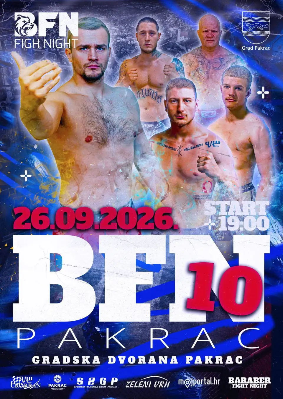 Fotografija uz članak „BFN 10 PAKRAC Uskoro veliki MMA spektakl u Pakracu, službeno vaganje otvoreno za javnost“