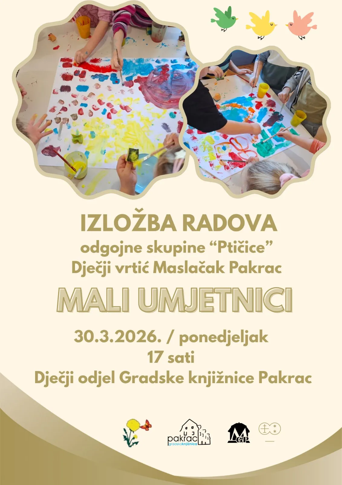 mali umjetnici plakat