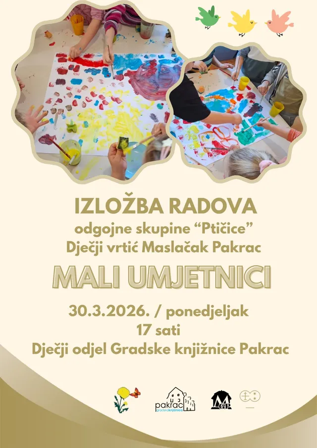 mali umjetnici plakat